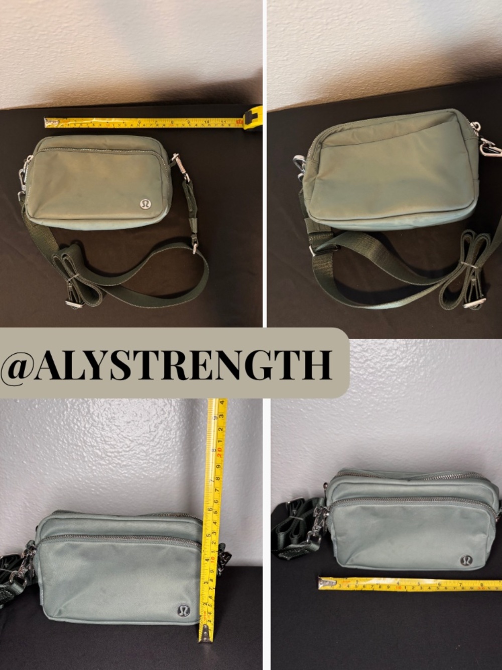 Sage Green Lululemon Crossbody Bag